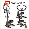 Степпер HS-055S Noble Red для домашніх тренувань фітнесу та схуднення компактний Тренажер для ніг і сідниць