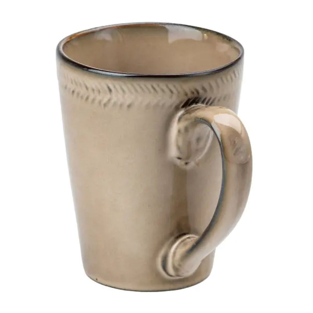 TS Kitchen Чашка порцелянова 300 мл для чаю та кави бежева Київ - фото 2