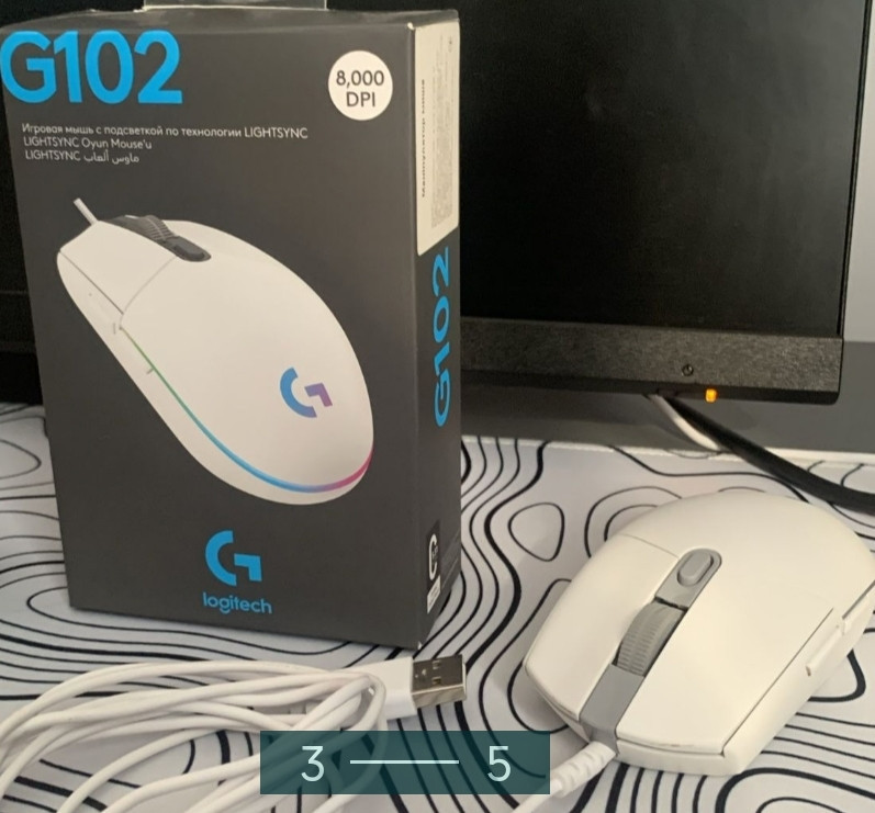 Мишка: Logitech G102 Lightsync White. Київ - фото 5