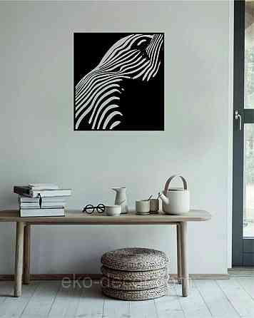 Декоративное настенное Панно «Тело Женщины», Декор на стену 70*64 см, Черный Киев