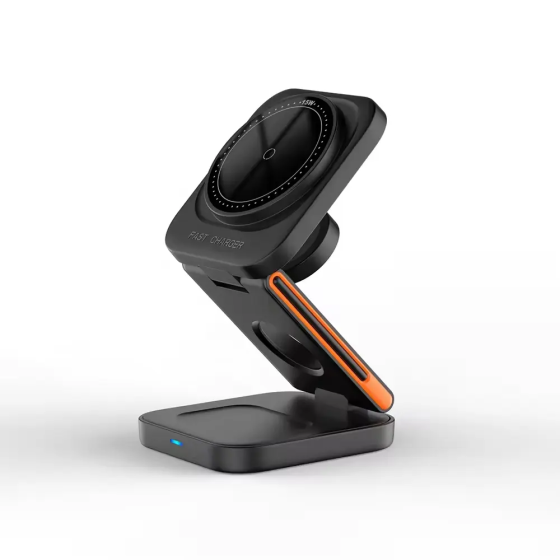 Бездротовий зарядний пристрій 3в1 UB03 (MagSafe) - Білий Київ