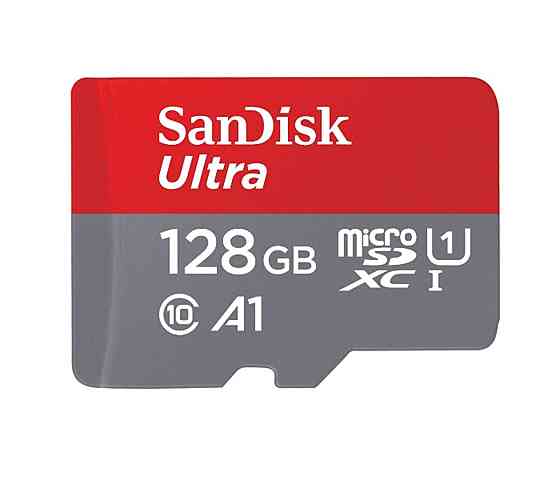 microSDXC (UHS-1) SanDisk Ultra 128Gb class 10 A1 (100Mb/s) Київ
