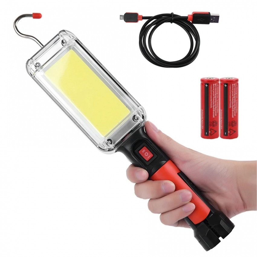 Подвесная лампа фонарь для кемпинга магнитный с двумя аккумуляторами 18650 Винница - изображение 1