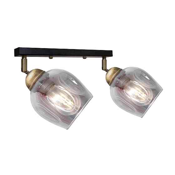 Светильник потолочный MSK Electric Enigma поворотный под две лампы PL 20241-2 BK Одесса