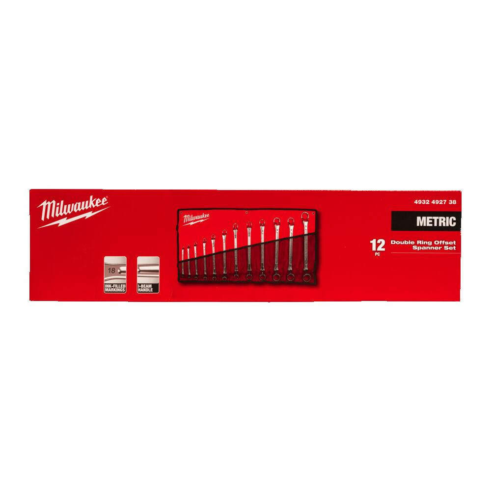 Набір ключів накидних метричних хромованих MILWAUKEE, (6x7/8x9/10x11/ 12x13/14x15/16x17/ 18x19/20x22/21x23/ 24x27/25x28/30x32мм) Одеса - фото 3