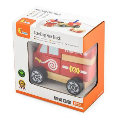 Розвиваюча іграшка Viga Toys пірамідка Пожежна машинка (50203FSC) Вінниця - фото 1