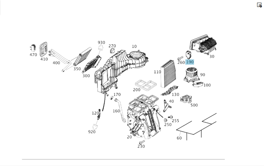 Mercedes-Benz  A0999069800 Сервопривід заслінки обігрівача салону CLA Shooting Brake X117 CLA C117 GLA X156 A-class W176 B-class W242 B-class W246 Одеса - фото 2