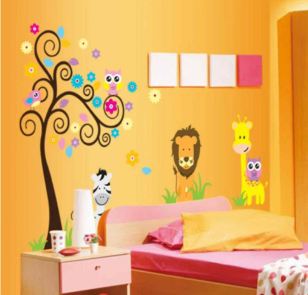 Інтер'єрна наклейка дитяча Звірята Київ - фото 2