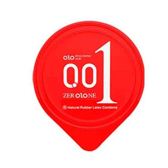 Ультратонкі презервативи Olo 0,01 RED - 10 шт. Вінниця