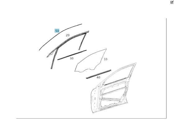 Mercedes-Benz  A2927250800 Молдин верхньої кромки дверей над склом GLE Coupe C292 Одесса