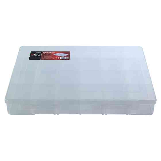 Ultra Органайзер пластиковый прозрачный 20 отсеков 350×270×50мм ULTRA (7417122) Киев