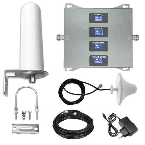 GSM-репітер 4 діапазони, 900 1800 2100 2600 підсилювач зв&apos;язку 3G 4G LTE 7825 8725 Вінниця