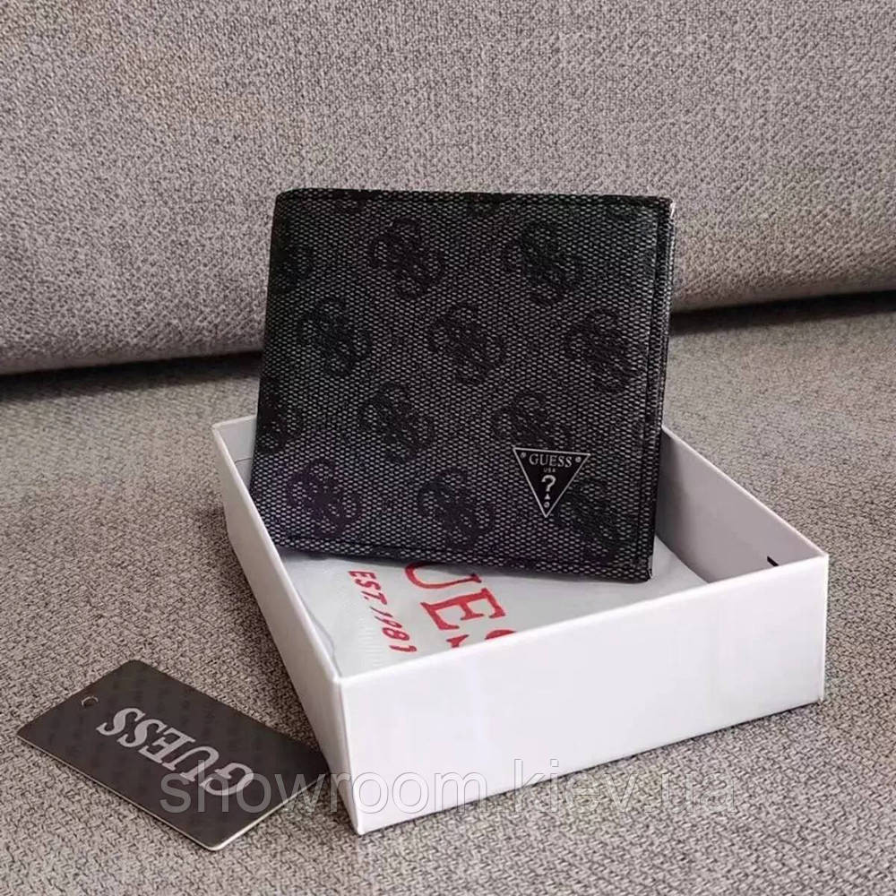 Мужской серый кошелек Guess (6010) Киев - изображение 1