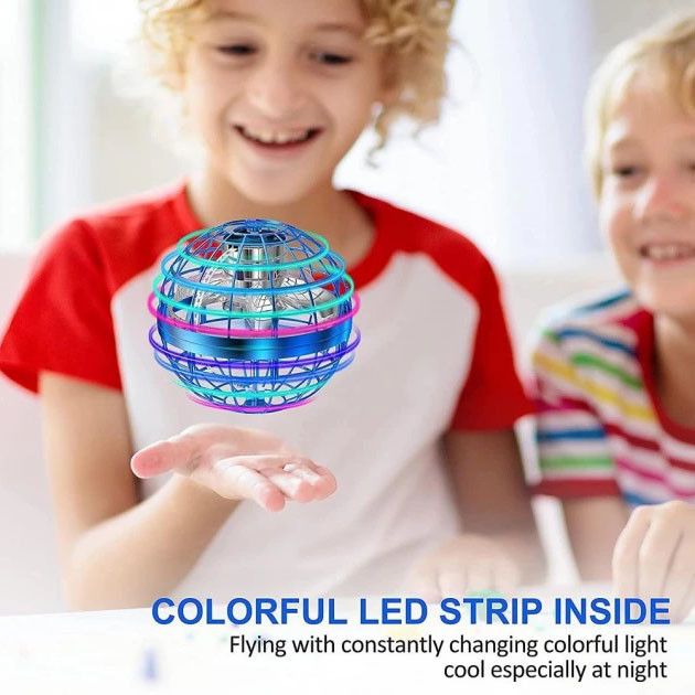 Літаюча куля спінер з підсвічуванням FlyNova Pro бумеранг гіросфера іграшка для дітей і дорослих Київ - фото 6