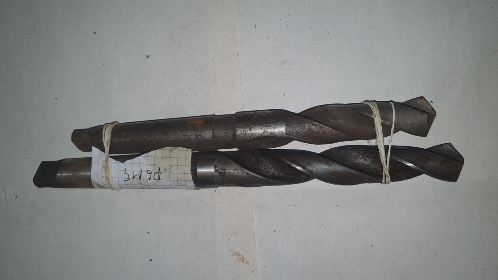 Сверло с коническим хвостовиком 25.5 мм. Р6М5. СССР. Харьков - изображение 1