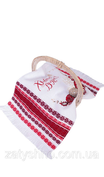 Рушник вишитий великодній на кошик Київ - фото 1