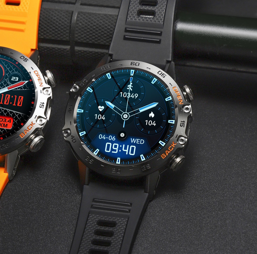 Умные наручные смарт-часы Smart Delta K52 Black Rubber (2 ремешка) Винница - изображение 16