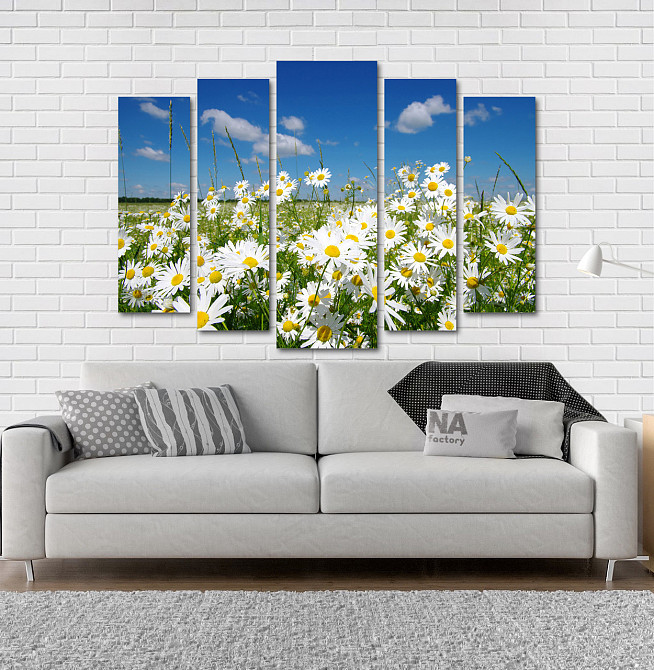 Модульна картина Ромашки Art-46_5 Київ - фото 2
