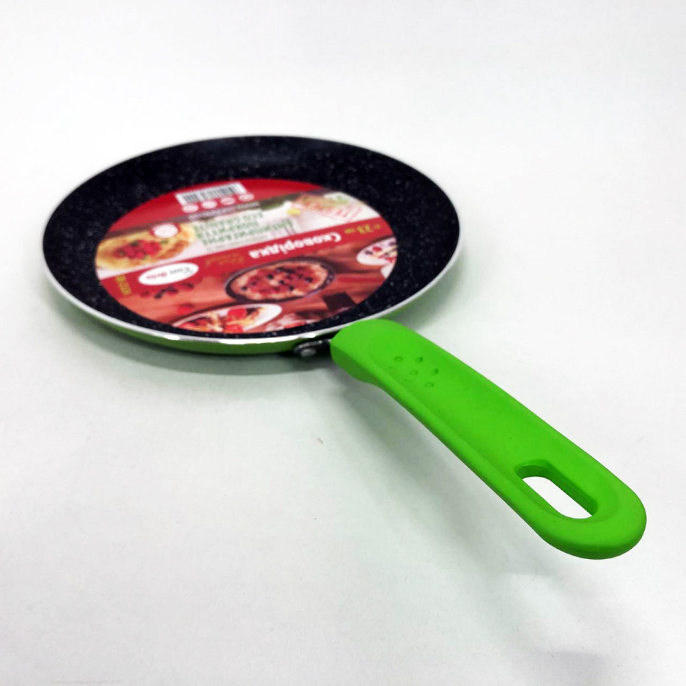 Легкая блинная сковорода, Блинная сковорода с ручкой, Сковородка для блинов антипригарная HA-98 Львов - изображение 4