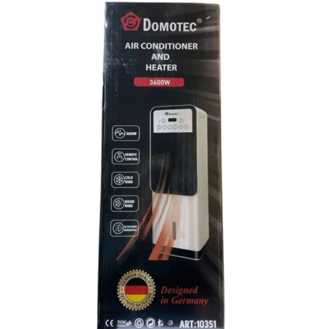 Підлоговий кондиціонер та обігрівач 3 в 1 DOMOTEC MS-1668, охолодження, обігрів, зволоження, пульт Одеса - фото 5