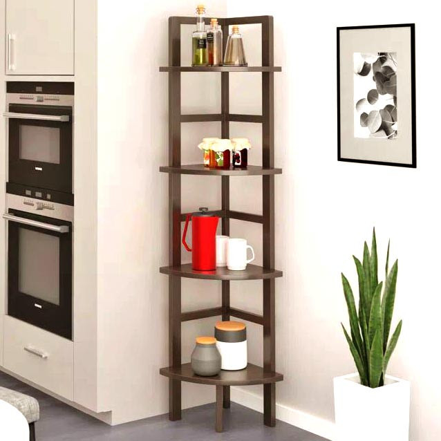 Стелаж кутовий "Вайтмос" капучино Миколаїв - фото 1