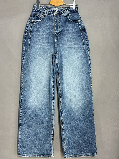 Джинсы женские Its Basic 2507-4 wide leg палаццо стрейчевые голубые, голубой, 44, 44, 90 см, 118 см Киев - изображение 7