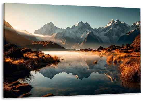 Картина холст у вітальню / спальню   Природа гір     MLP_73 ( 60х30см ) Київ