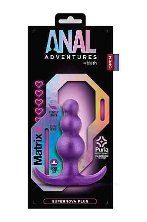 Анальна пробка, фіолетова ANAL ADVENTURES MATRIX SUPERNOVA PLUG Sex Aura Київ