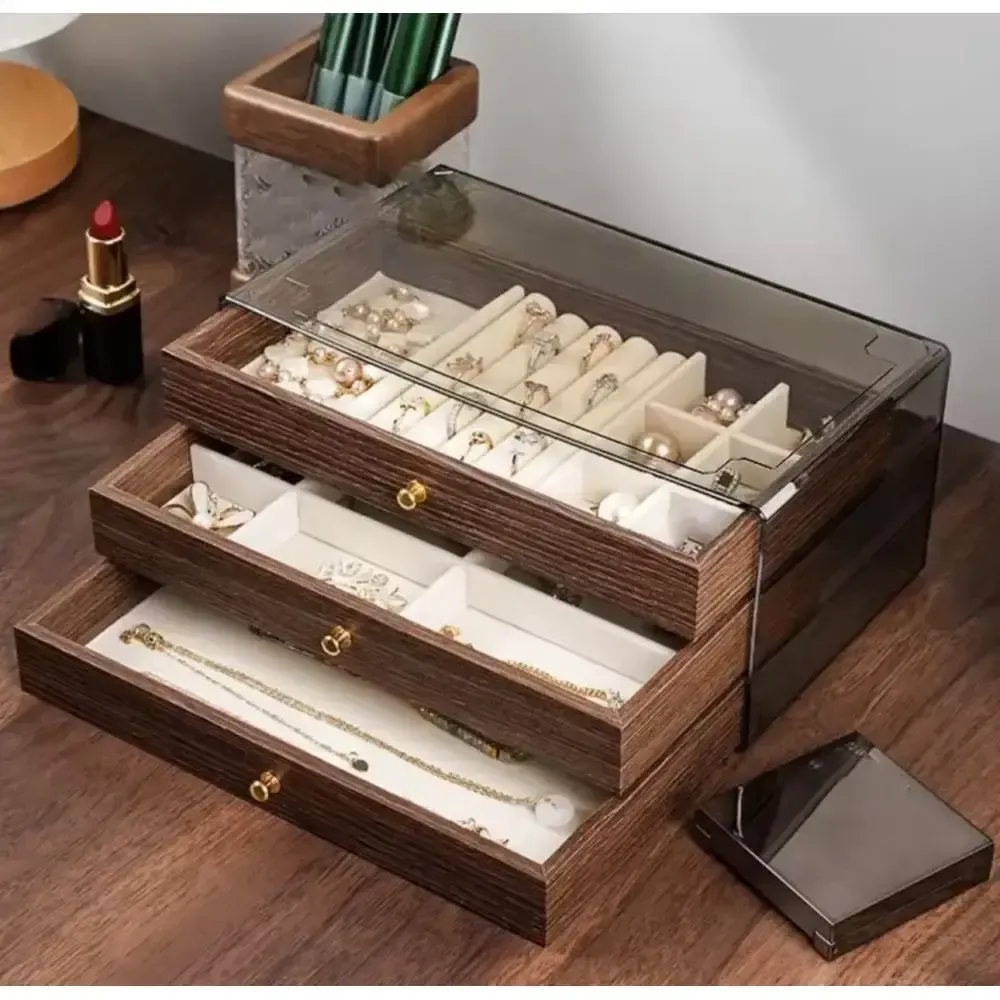 Шкатулка для хранения ювелирных украшений под дерево Коломия - фото 2