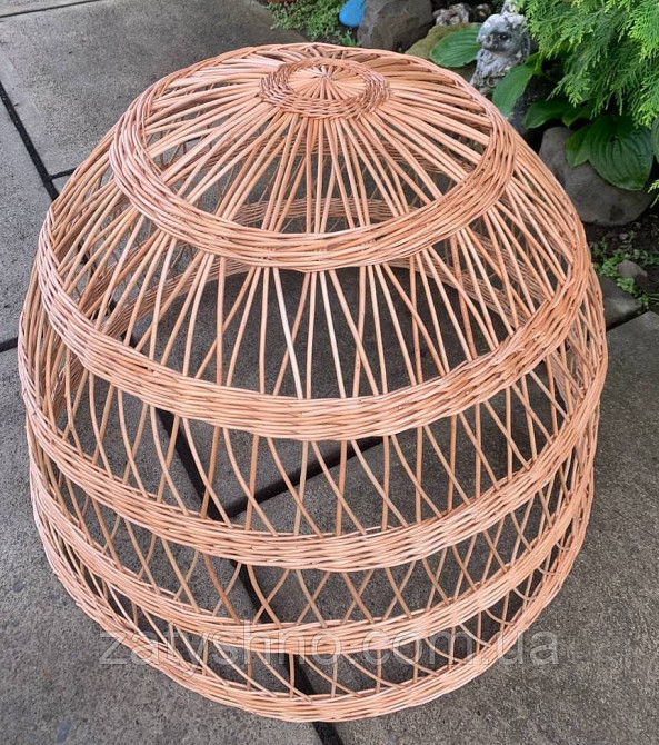 Плетеная абажур люстра из лозы Киев - изображение 4