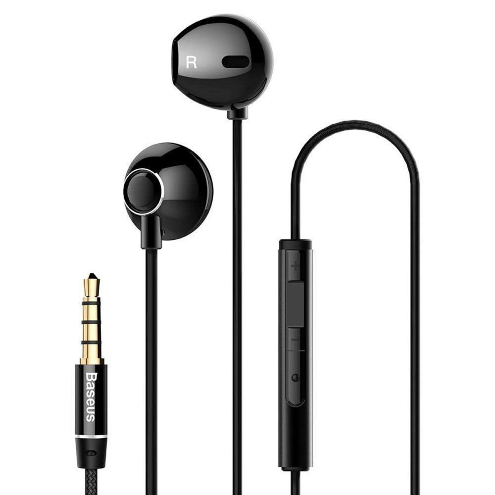 Навушники Baseus Enock H06 lateral in-ear Wire Earphone Black 3.5 mini-jack Київ - фото 2