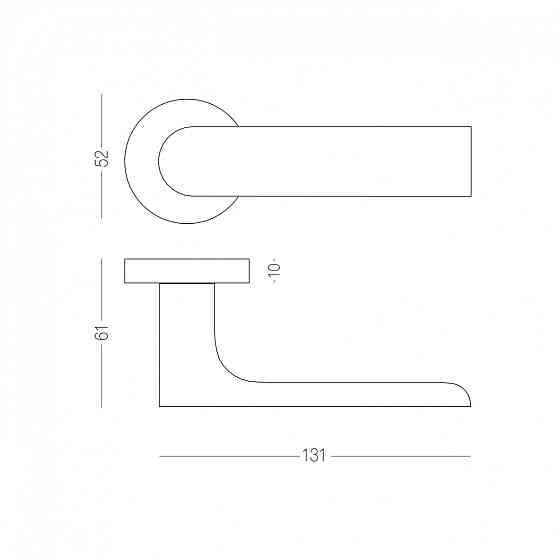 РУЧКА ДЛЯ ДВЕРЕЙ НА РОЗЕТЦІ IDIS S Київ