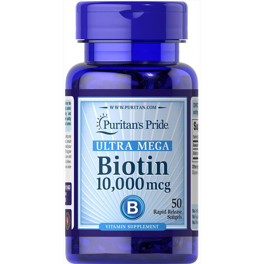 Биотин для волос Biotin 10000 mcg 100caps Киев - изображение 1