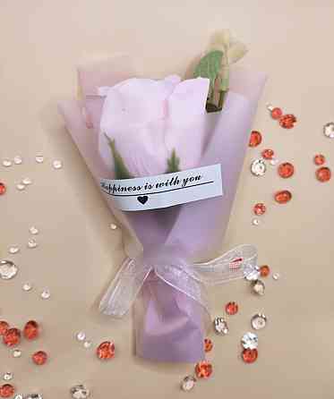 Мило-букет "Троянда" Рожевий Сміла