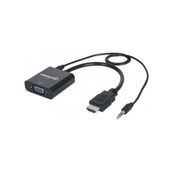 Перехідник HDMI M -> VGA F (з аудіо інтерфейсом) RTL Manhattan (151450) Киев - изображение 3