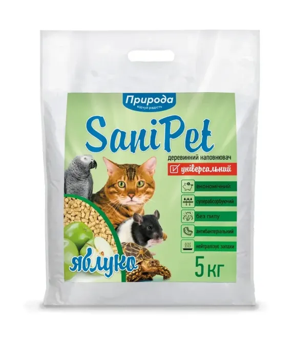 Деревний наповнювач "Природа" "Універсальний Яблуко", 5 кг Вінниця - фото 1