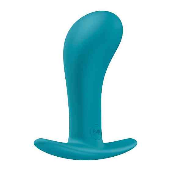 Анальна пробка Fun Factory BOOTIE L Aquamarine, діаметр 3,8 см, тонкий обмежувач Sex Aura Київ