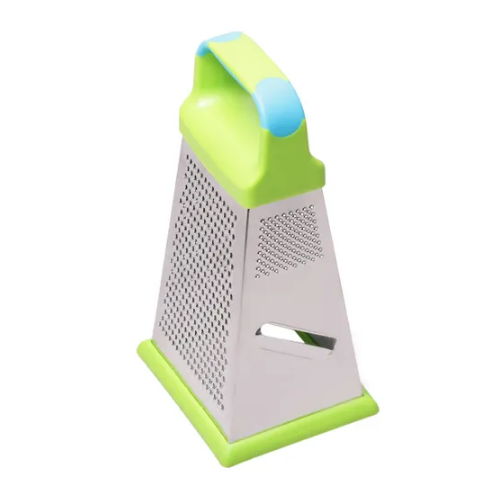 Терка 22см (4 типи лез) з пластиковою ручкою і антиковзаючою основою нержавіюча сталь KAMILLE Житомир - фото 5