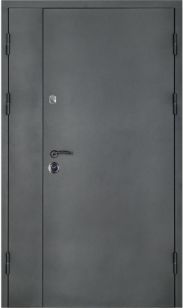 Двері вхідні Артіз ПРЕСТИЖ Діагональ нова RAL 1450 / Дуб шато графіт ПВХ 1200х2050 мм Київ