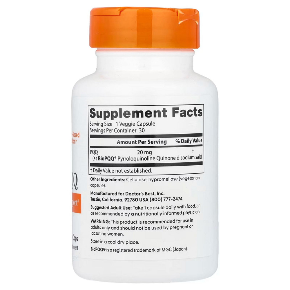 Пірролохінолінхінон Doctor's Best Best PQQ 30 вег капс Київ - фото 2