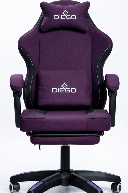 Крісло геймерське DIEGO Soft Light Purple Київ - фото 5