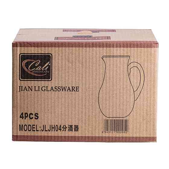 TS Kitchen Глечик для напоїв фігурний 300 мл прозорий Коломыя