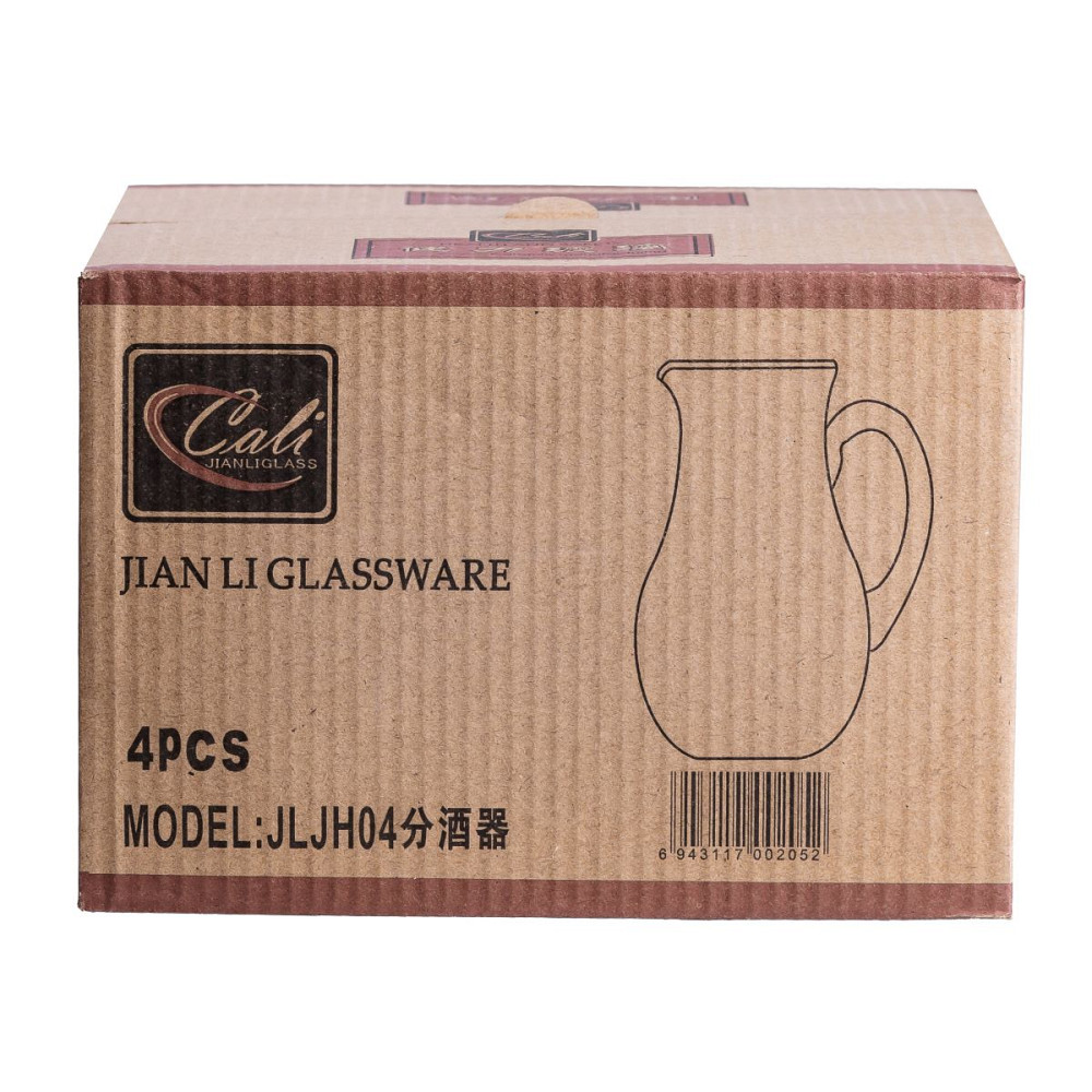 TS Kitchen Глечик для напоїв фігурний 300 мл прозорий Коломыя - изображение 2