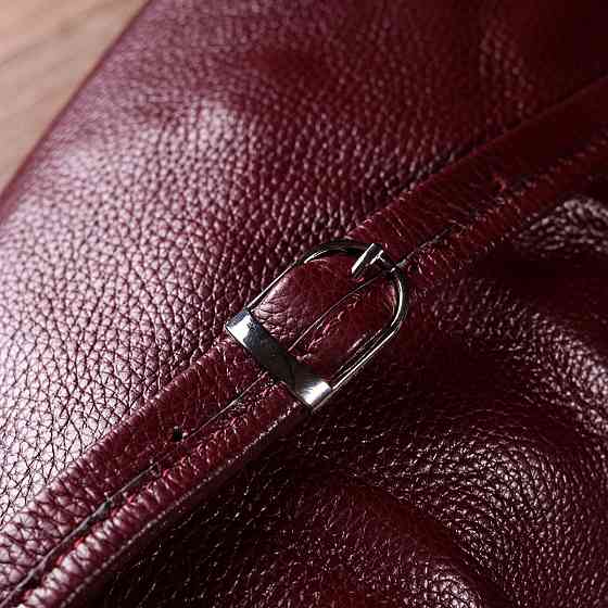 Красива сумка жіноча багет KARYA 20839 шкіряна Бордовий Київ