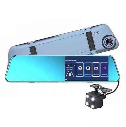 Зеркало с видеорегистратором L1039 5'' (2 камеры) touch AHD Винница