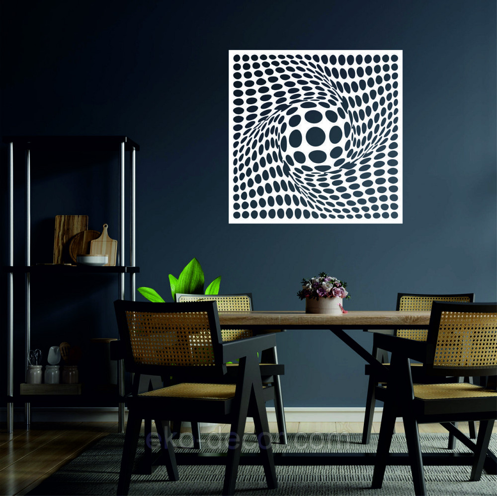 Декоративне настінне Панно «Ілюзія», Декор на стіну Київ - фото 3