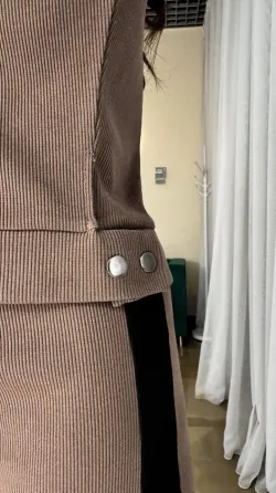 Жіночий костюм з рубчику з брюками палаццо Одеса