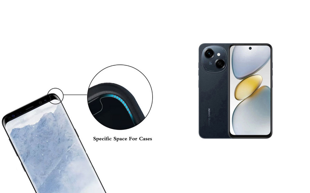 Захисне скло HyperGlass Pro для Tecno Spark Go 1 KL4 – максимальна чутливість та захист Київ - фото 3