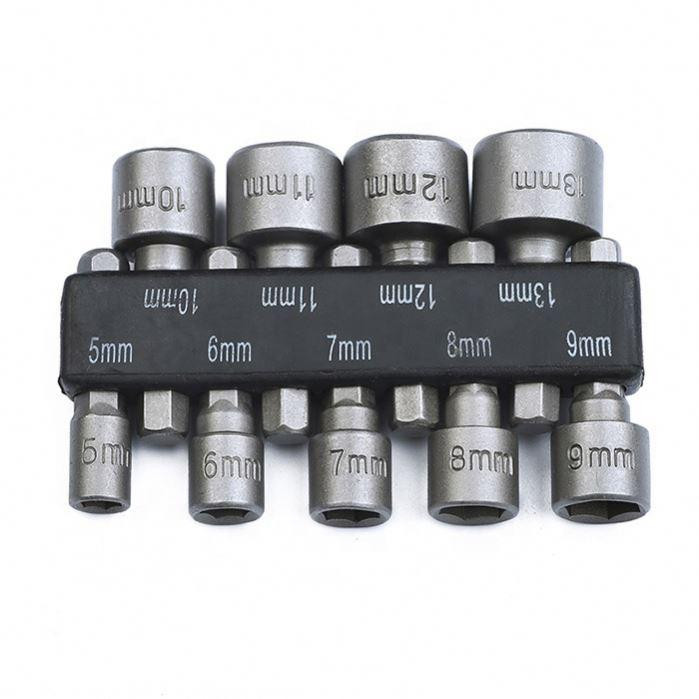 Набор торцевых головок 9 шт для шуруповерта 5-13 мм Киев - изображение 5