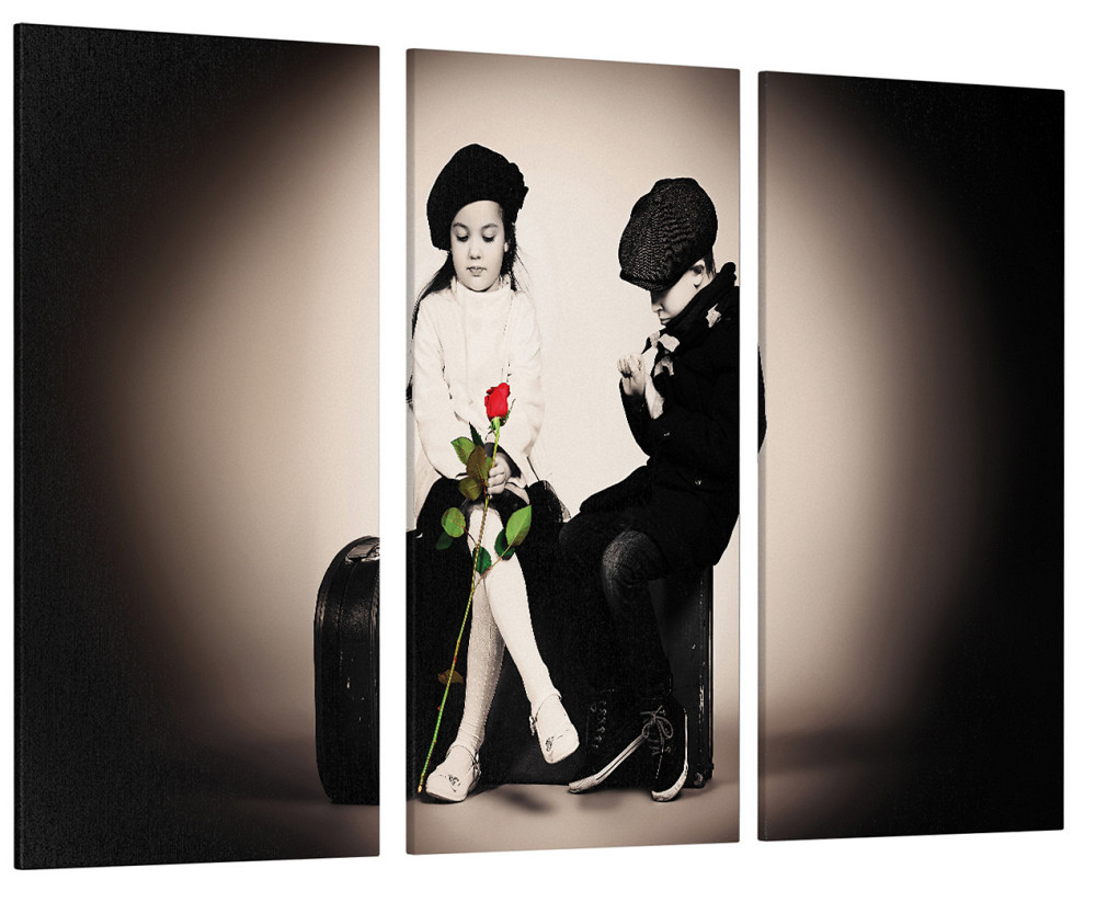 Модульная картина Девочка и Мальчик Art-66_XXL 53x100 см Киев - изображение 1